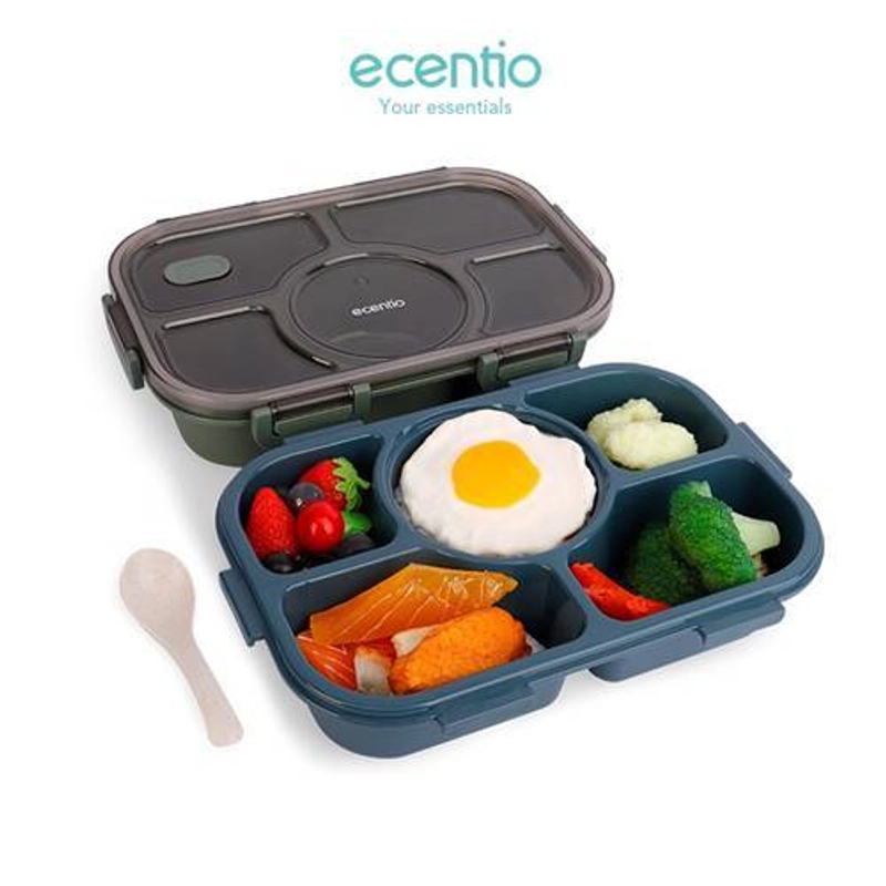 Product image Ecentio Five-Compartment One-Layer Lunch Box 1400 ml Blue