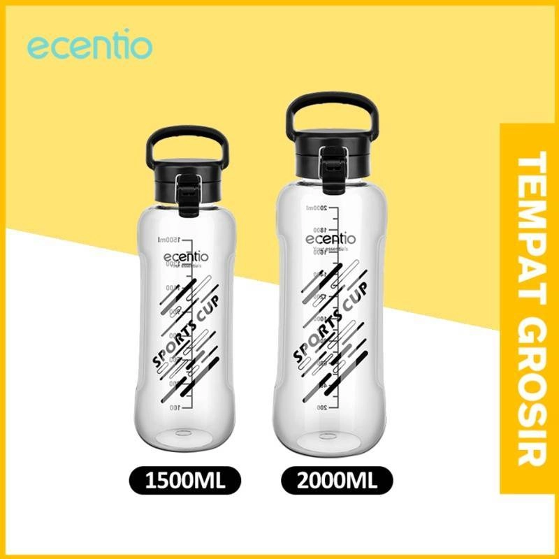Product image Ecentio - Large Capacity Plastic Bottle LPBE-2501 2000 ml Transparant