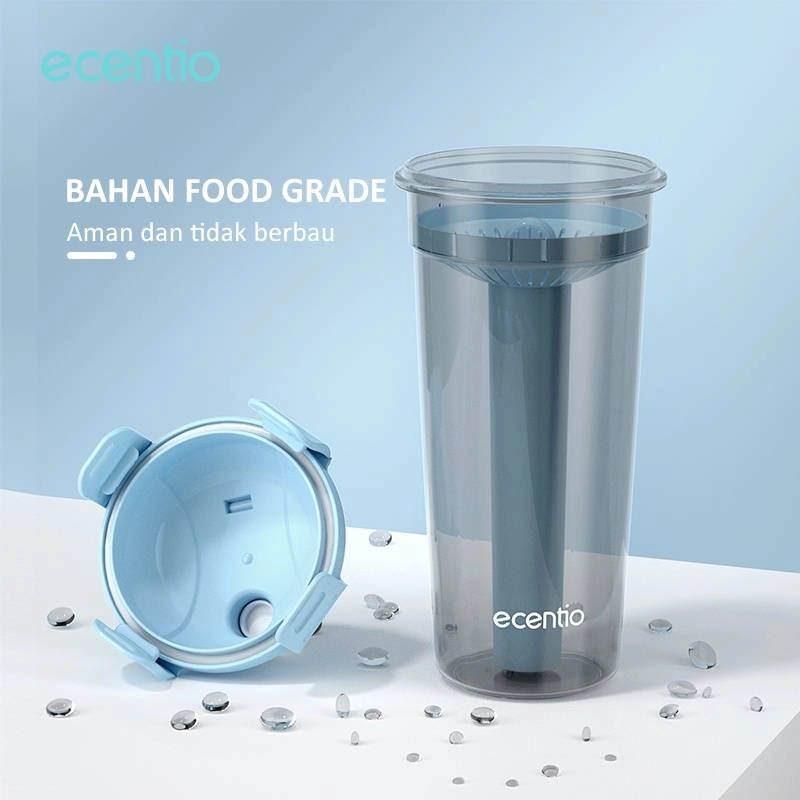 Product image Ecentio Cooling Water Bottle Blue 670 ml