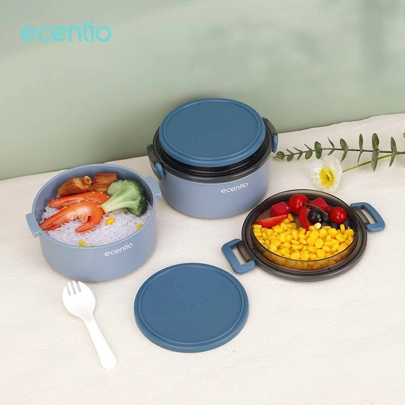 Product image Ecentio Double Layer Lunch Box Blue 1300 ml