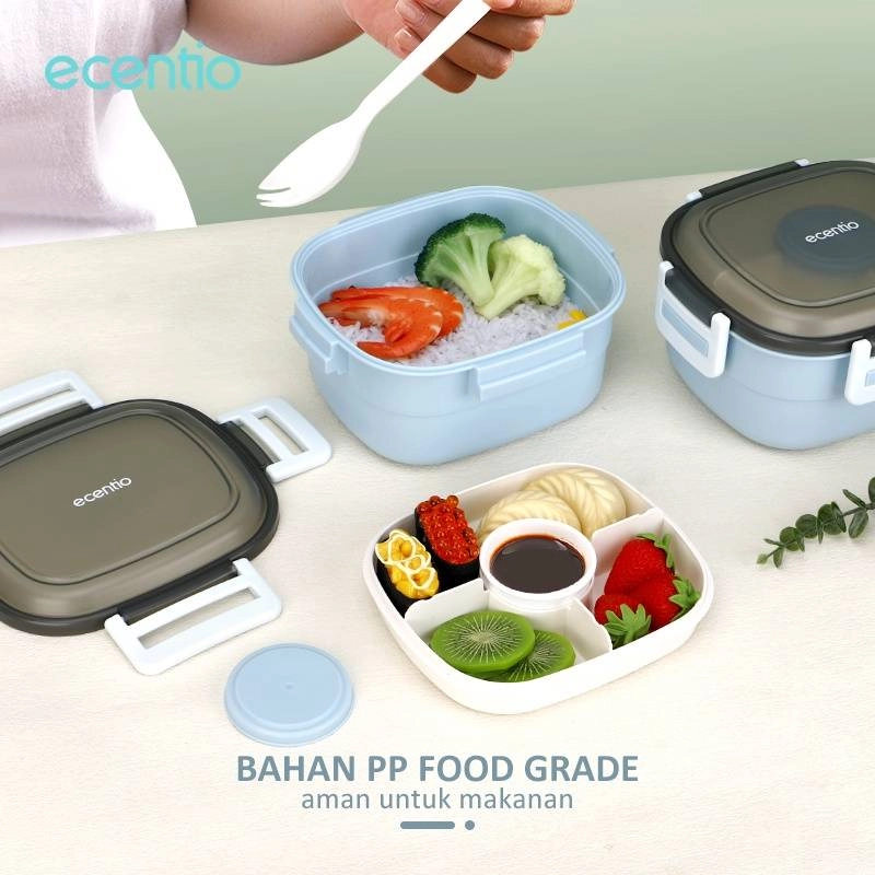 Product image Ecentio Salad Lunch Box Blue 1600 ml