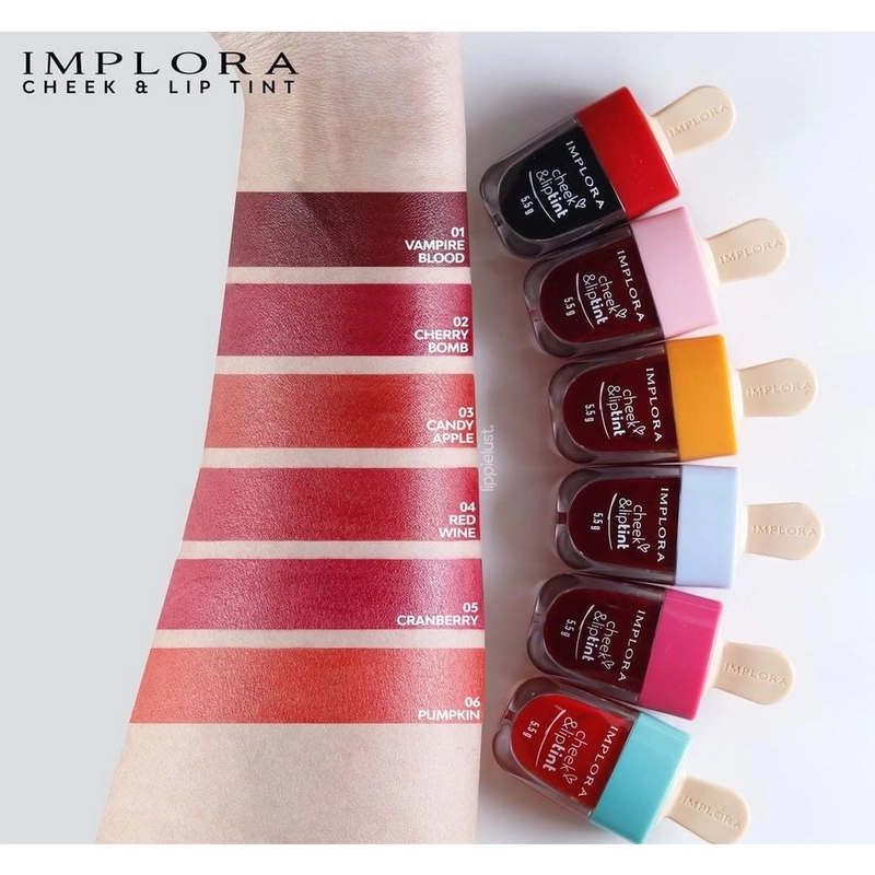 Product image ELYSIA - IMPLORA Cheek & Lip Tint Ice Cream 5ml 03-Candy Apple