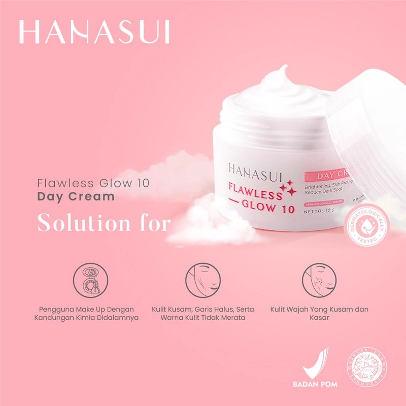 Product image ELYSIA - HANASUI Flawless Glow 10 Series Skincare 15gr Day Cream