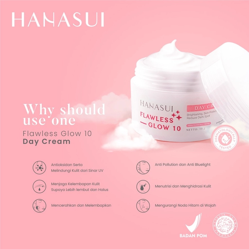 Product image ELYSIA - HANASUI Flawless Glow 10 Series Skincare 15gr Day Cream