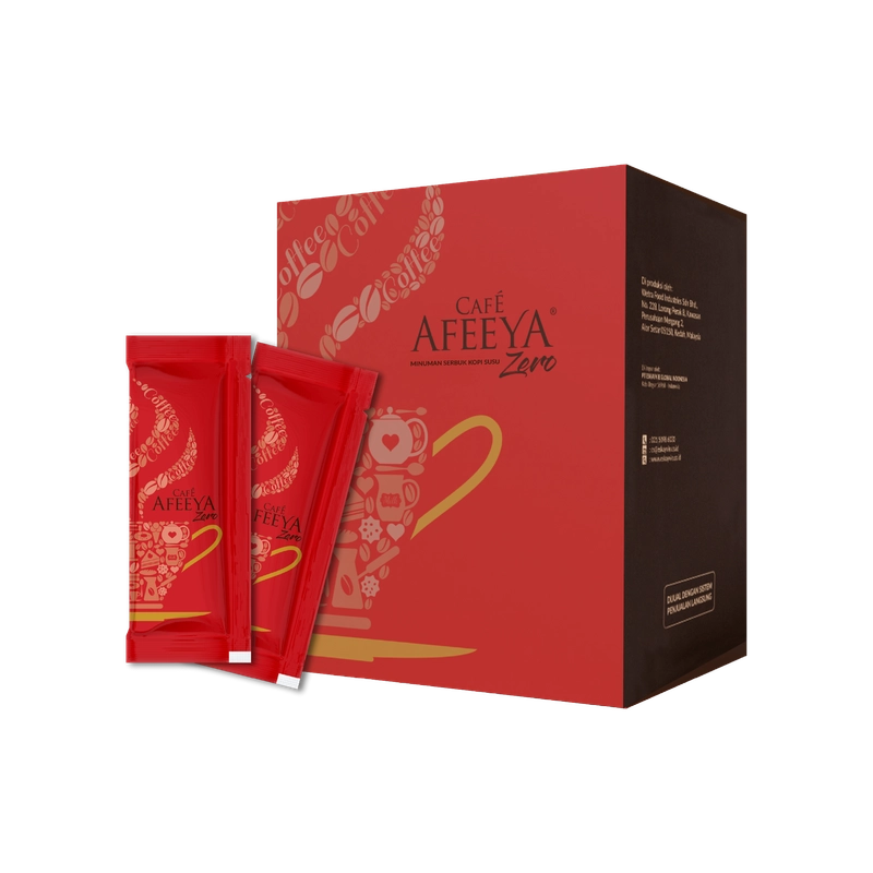 Product image ESKAYVIE - Afeeya Cafe Zero 1x20x18g Red