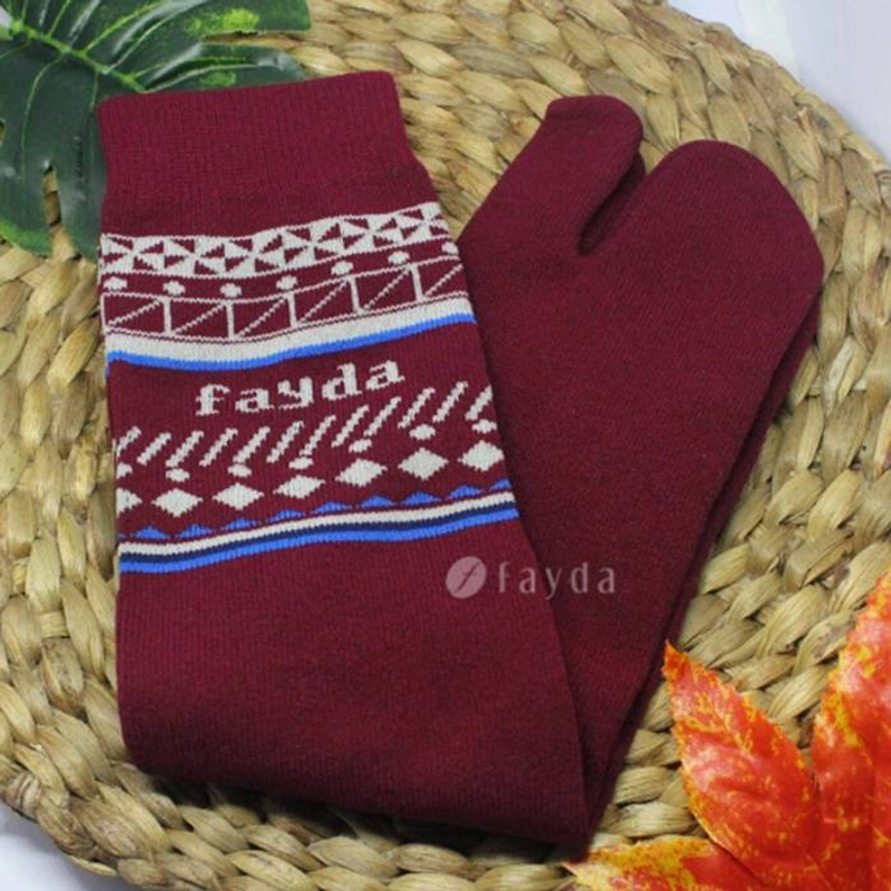 Fayda - Kaos Kaki Jempol Etchnic 35 - 37 cm Maroon