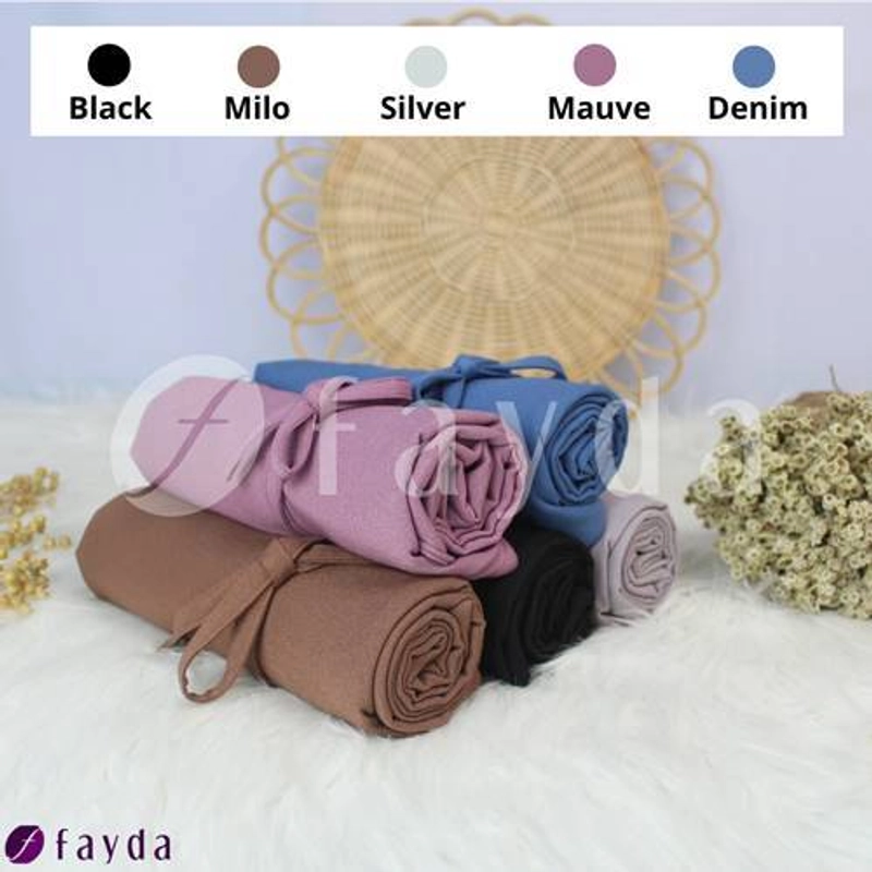 Product image Fayda - Bergo Tali Hana M All Size Black