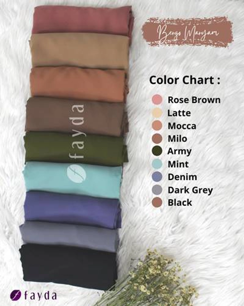 Product image Fayda - Bergo Maryam All Size Black