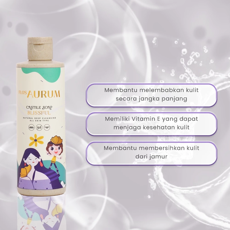 Product image Flos Aurum - Bundling Castile Soap Blissful Isi 12 Pcs 250ml Blissful