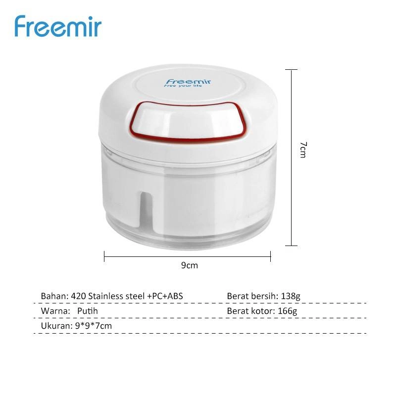 Product image freemir Mini Garlic Chopper MGCF-4001 8.3 x 7cm White