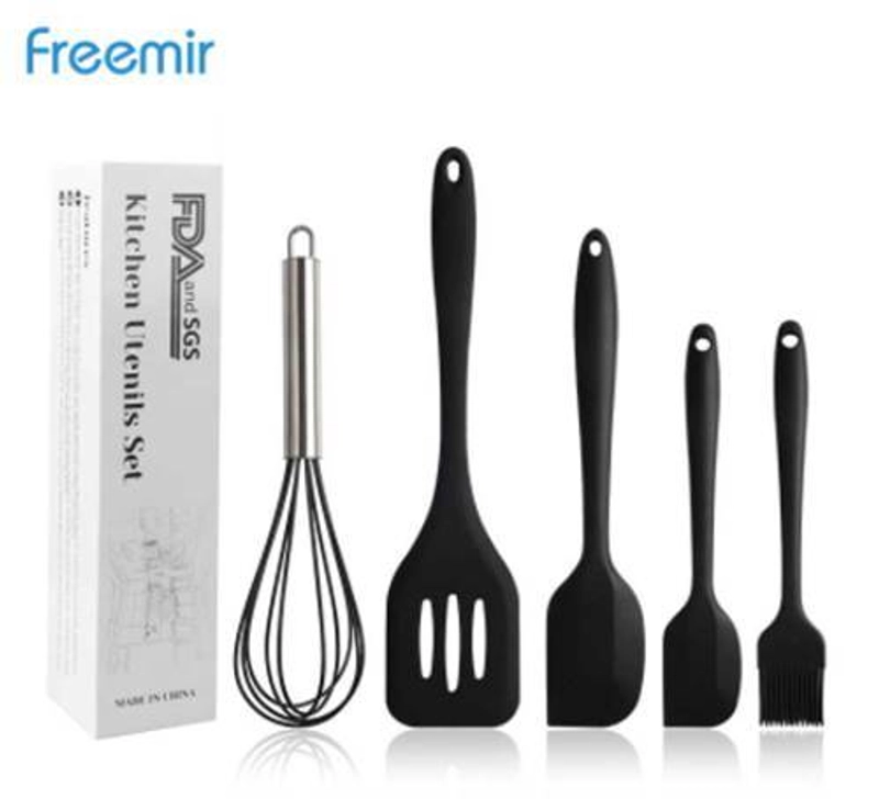 Product image freemir Silicone five-piece set SFPF-2301 7 x 7 x 28.5cm Black