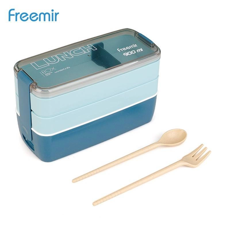 Product image Freemir 3-Layer Lunch Box - Blue 900 ml