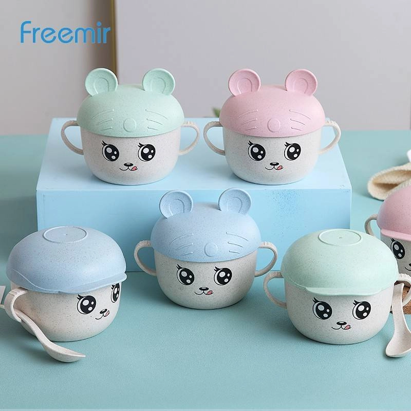Product image Freemir Wheat Straw Tableware 2PCS WSTF-6601 450 ml Northern Pink