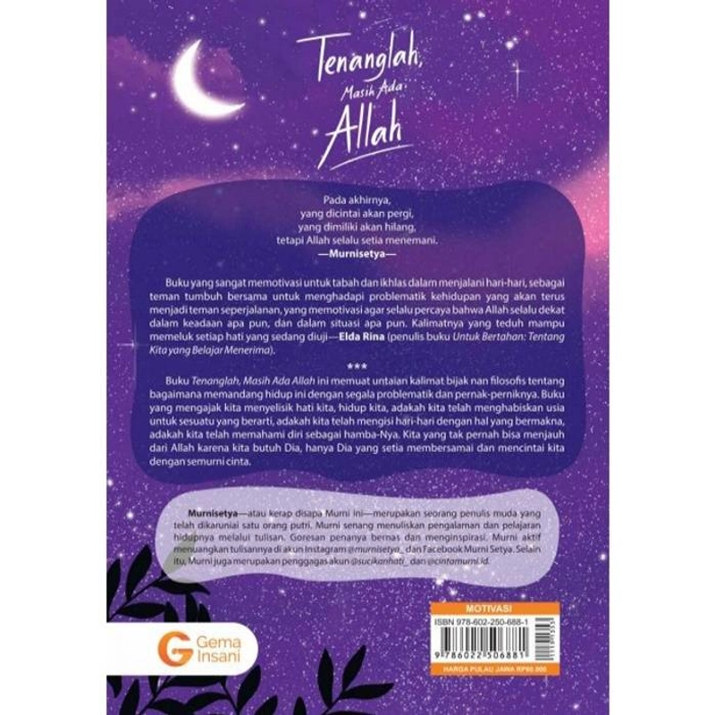 Product image Gema Insani - Buku Tenanglah Masih Ada Allah SC 20.5 x 14.5 cm