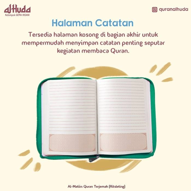 Product image Gema Insani - Al Mattin Al Quran terjemah kecil RES 10.5 x14.8 cm