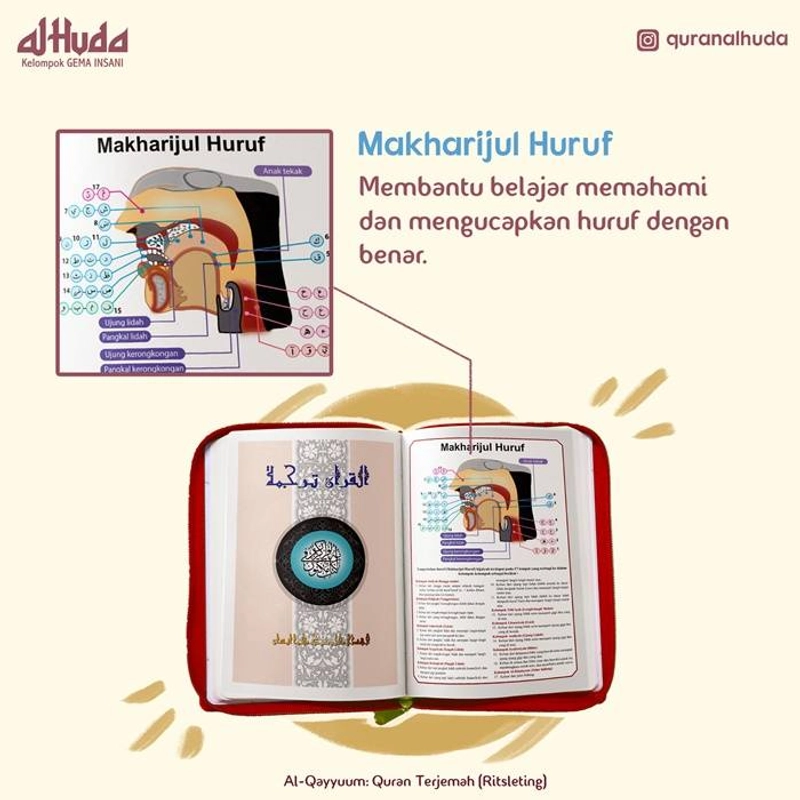 Product image Gema Insani - Al Qayyum Al Quran Terjemah Sedang RES 20.5 x 14.5 cm