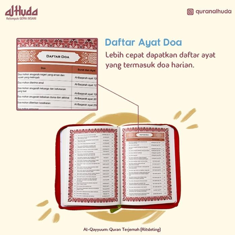 Product image Gema Insani - Al Qayyum Al Quran Terjemah Sedang RES 20.5 x 14.5 cm