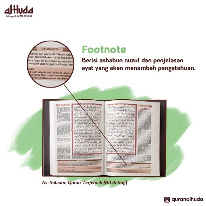 Product image Gema Insani - As Salaam: Al Qur`an Terjemah 2 Warna Sedang RES 20.5 x 14.5 cm