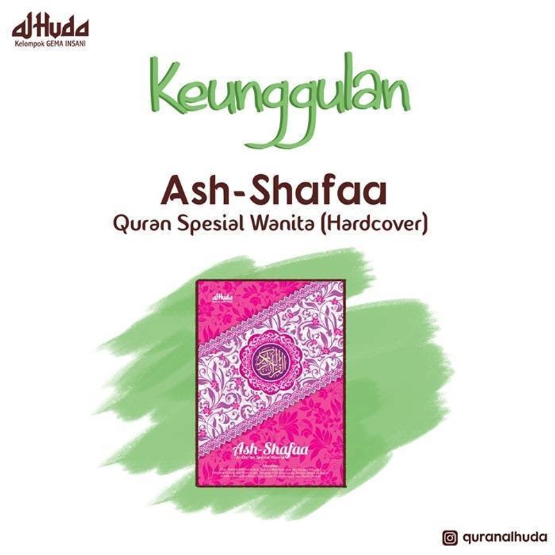 Product image Gema Insani - Ash Shafaa Al Qur`an Spesial Wanita HC 20.5 x 14.5 cm