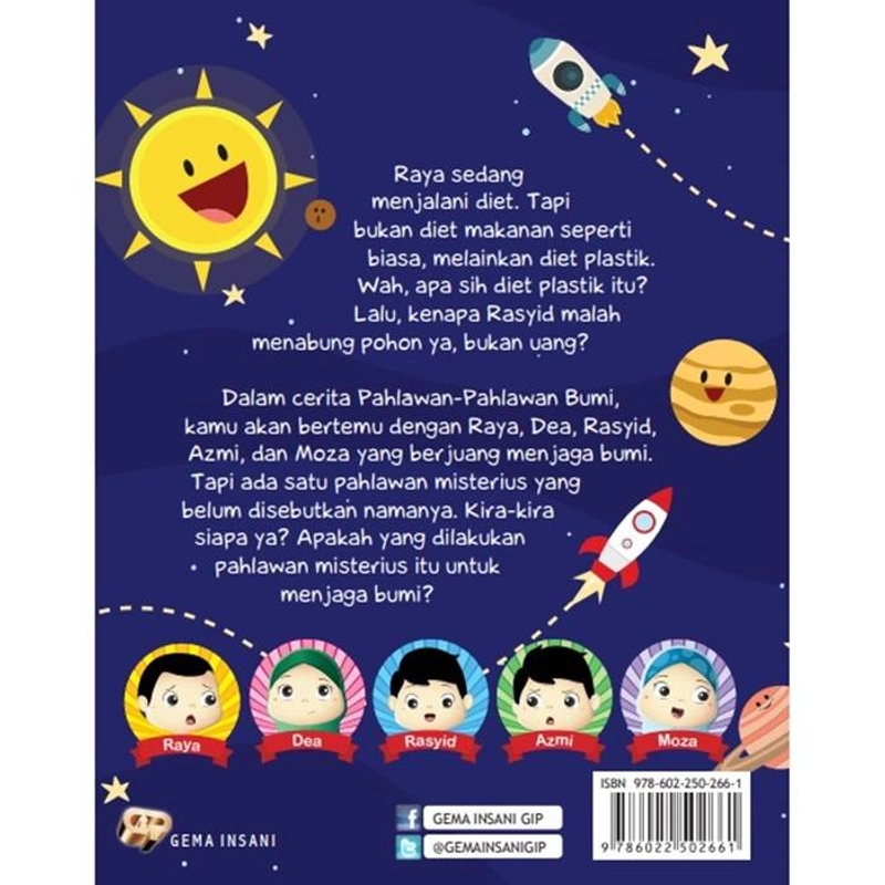 Product image Gema Insani - Buku Pahlawan Bumi 24 x 19 cm SC
