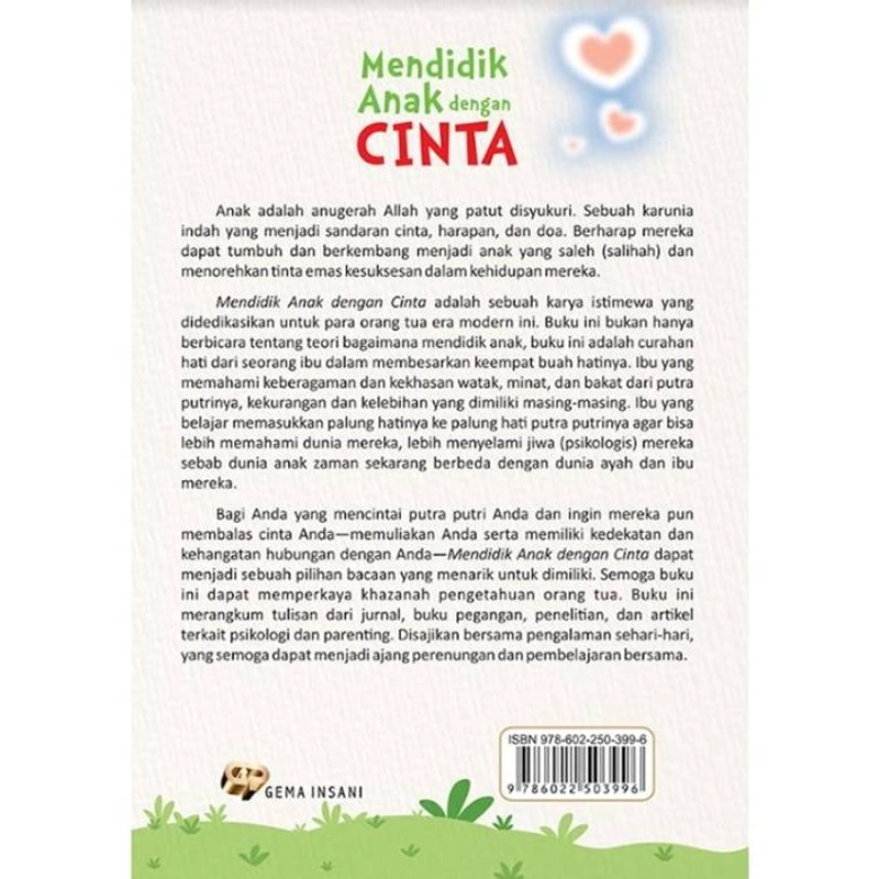 Product image Gema Insani - Buku Mendidik Anak Dengan Cinta 20.5 x 14.5 SC