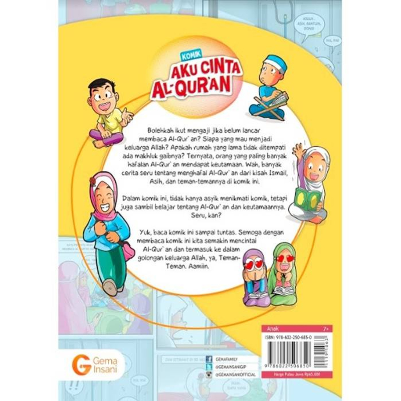 Product image Gema Insani - Buku Komik Aku Cinta Al Quran 24 x 19 SC