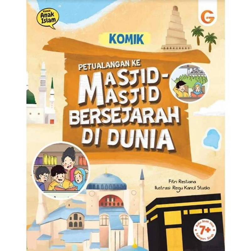 Product image Gema Insani - Buku Komik Petualangan Ke Masjid-Masjid Bersejarah di Dunia 28 x 21 SC