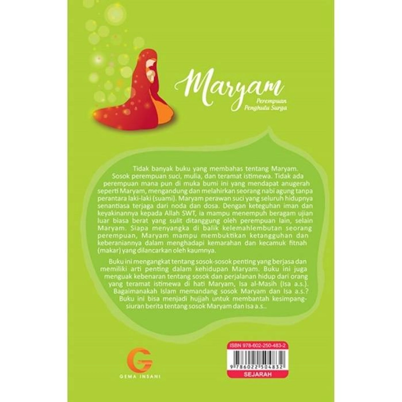 Product image Gema Insani - Buku Maryam ; Perempuan Penghulu Surga 23 x 15.2 SC