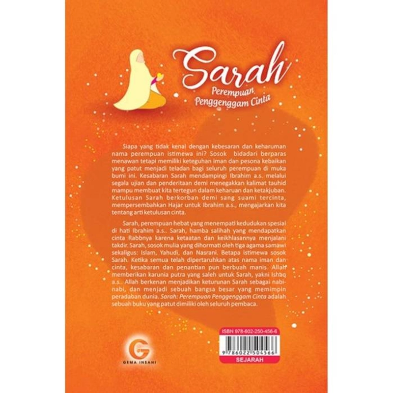 Product image Gema Insani - Buku Sarah; Perempuan Penggenggam Cinta 23 x 15.2 SC