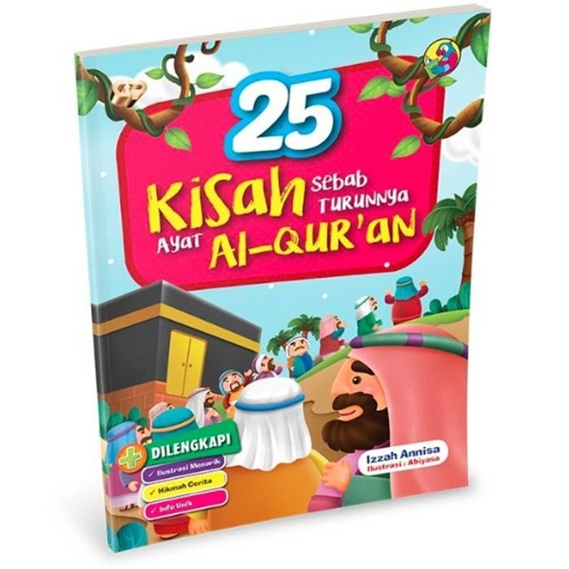 Product image Gema Insani - Buku 25 Kisah Sebab Turunya Ayat Al-Quran 28 cm x 21 cm SC
