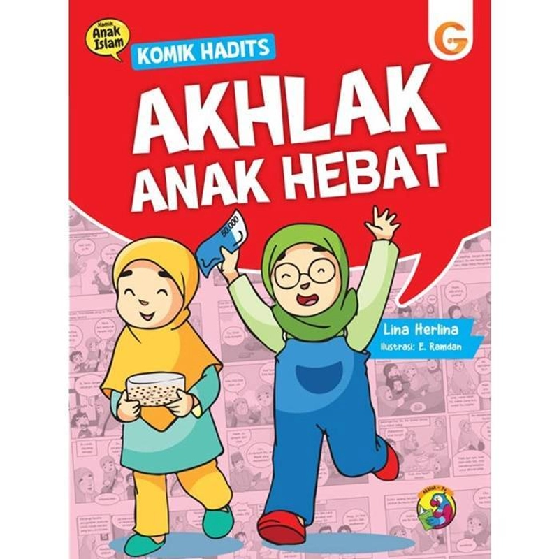 Product image Gema Insani - Buku Komik Hadist Akhlak Anak Hebat 28 x 21 cm