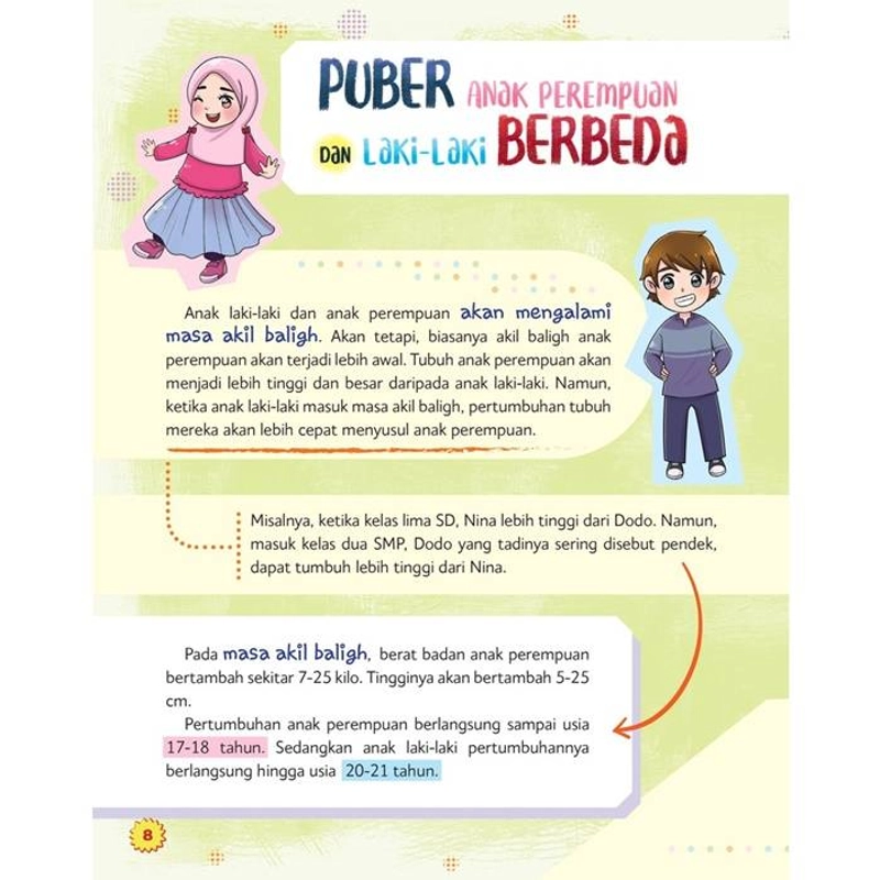 Product image Gema Insani - Buku Komik Puber Siapa Takut 28 x 21 cm