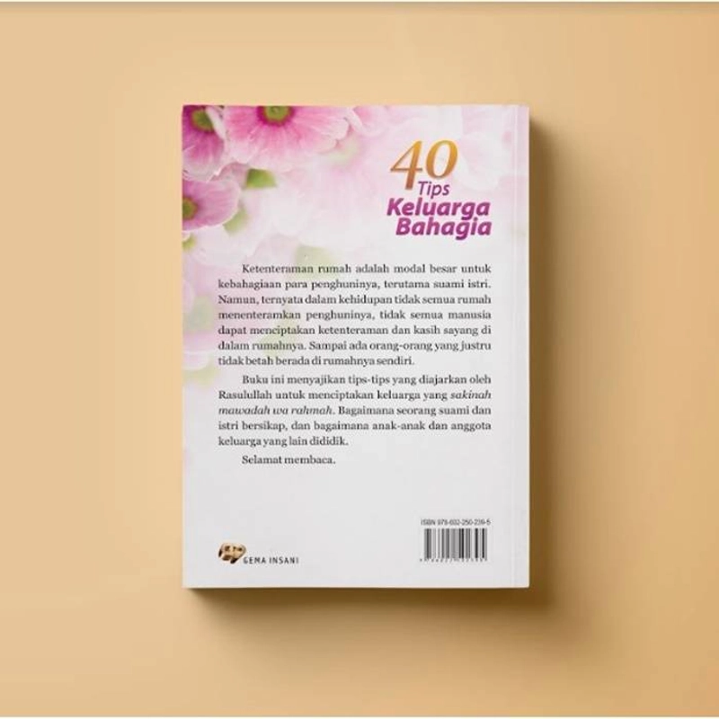Product image Gema Insani -  40 Tips Keluarga Bahagia (Edisi Baru) 18.3 x 12.3 cm SC