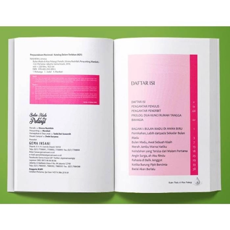 Product image Gema Insani - Bulan Madu diatas Pelangi 18.3 x 12.3 cm SC