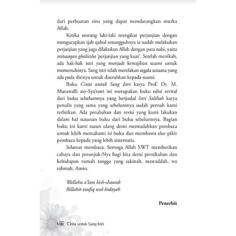 Product image Gema Insani Buku Cinta Untuk Sang Istri (Edisi Baru) 18.3 x 12.3 cm