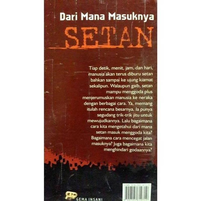 Product image Gema Insani Buku Dari Mana Masuknya Setan 20.3 x 13.3 cm