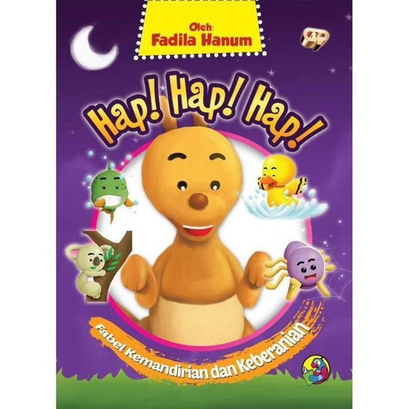 Product image Gema Insani Buku Hap Hap Hap Fabel Kemandirian dan Keberanian 28 x 21 cm Buku
