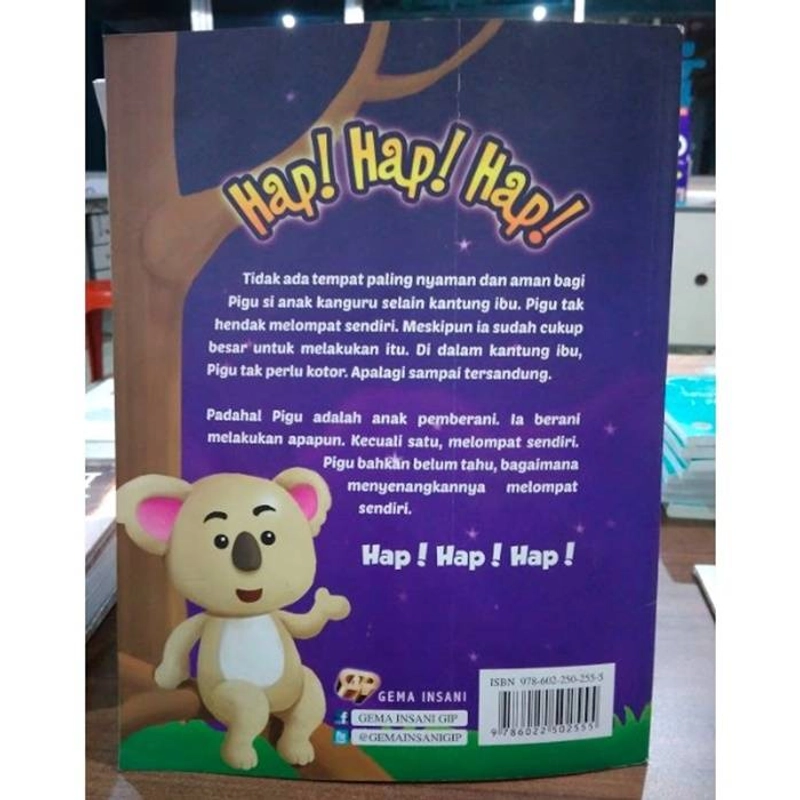 Product image Gema Insani Buku Hap Hap Hap Fabel Kemandirian dan Keberanian 28 x 21 cm Buku