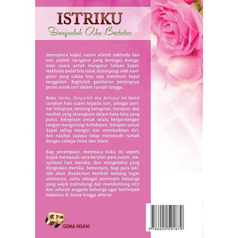 Product image Gema Insani Buku Istriku,Dengarlah Aku Bertutur