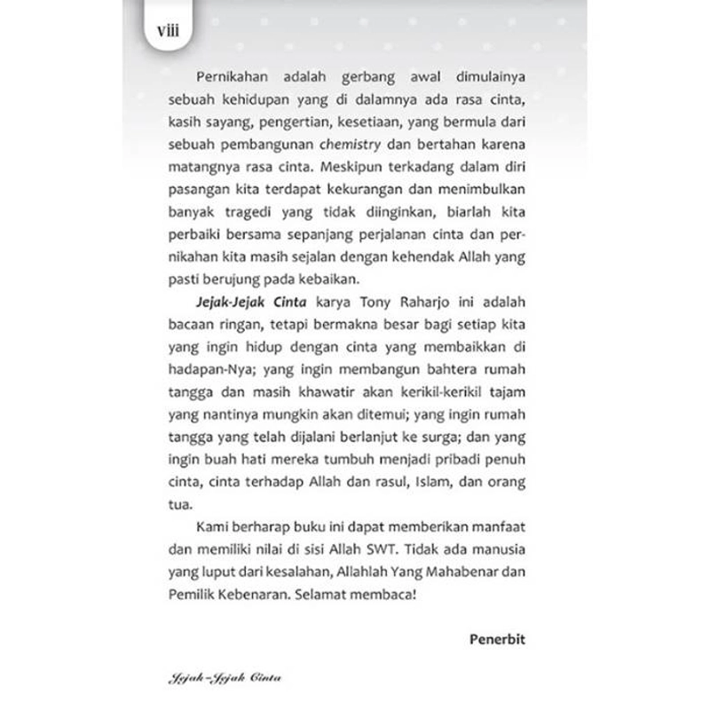 Product image Gema Insani Buku Jejak - Jejak Cinta 18.3 x 12.3 cm