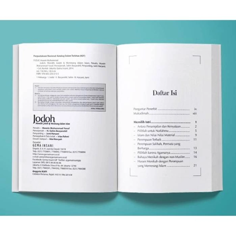 Product image Gema Insani Buku JODOH ;Memilih Jodoh ..... ( eds Baru ) 18.3 x 12.3 cm