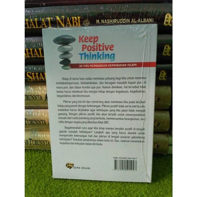 Product image Gema Insani Buku Keep Positif Thinking -20 Tips Membangun Kepribadian Islami 18.3 x 12.3 cm