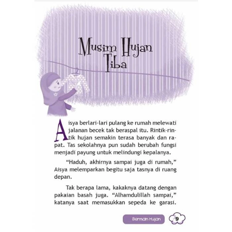 Product image Gema Insani Buku Kumpulan Cerpen Anak Islami ; Bermain Hujan 20.5 x 14.5 cm