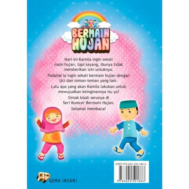 Product image Gema Insani Buku Kumpulan Cerpen Anak Islami ; Bermain Hujan 20.5 x 14.5 cm