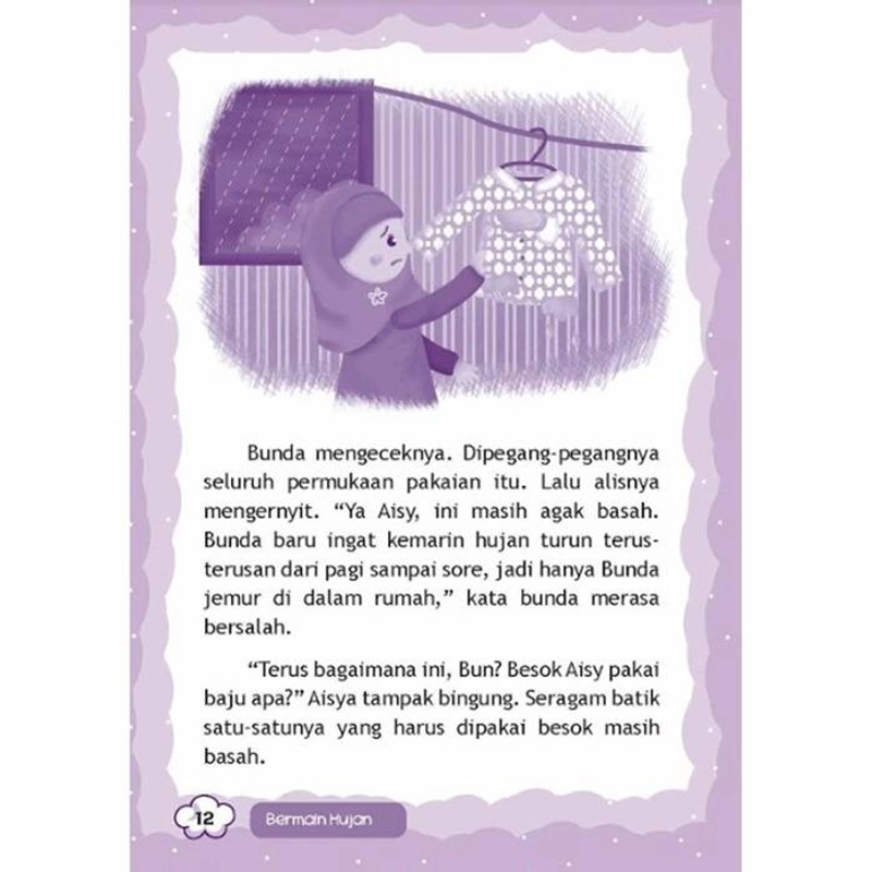 Product image Gema Insani Buku Kumpulan Cerpen Anak Islami ; Bermain Hujan 20.5 x 14.5 cm