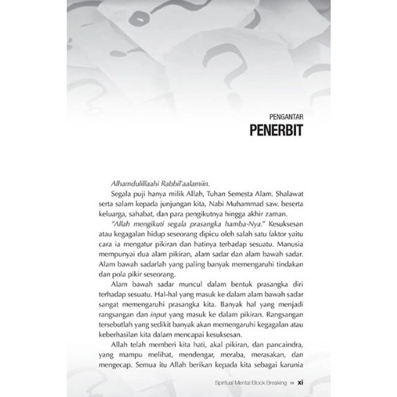 Product image Gema Insani Buku Spiritual Mental Block Breaking 23 x 15.2 cm