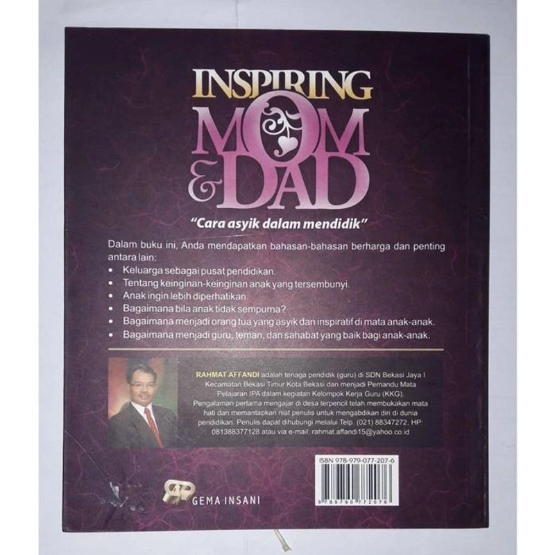 Product image Gema Insani Buku Inspiring Mom and Dad 17 x 14.5  cm