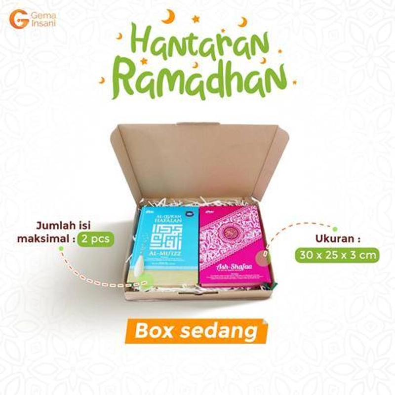 Product image Gema Insani - Hantaran Ramadhan Box Sedang 30x25x3 cm Paket 4