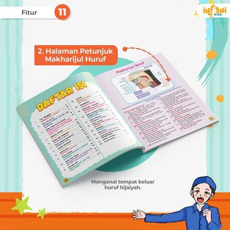 Product image Gema Insani - Komik Tajwid untuk Anak 19 x 24 cm SC