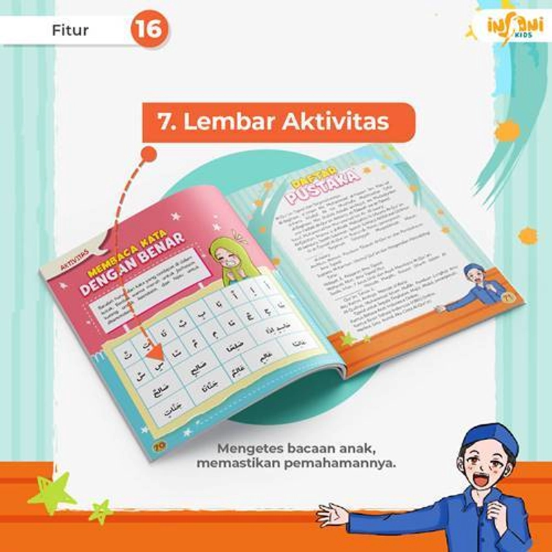 Product image Gema Insani - Komik Tajwid untuk Anak 19 x 24 cm SC